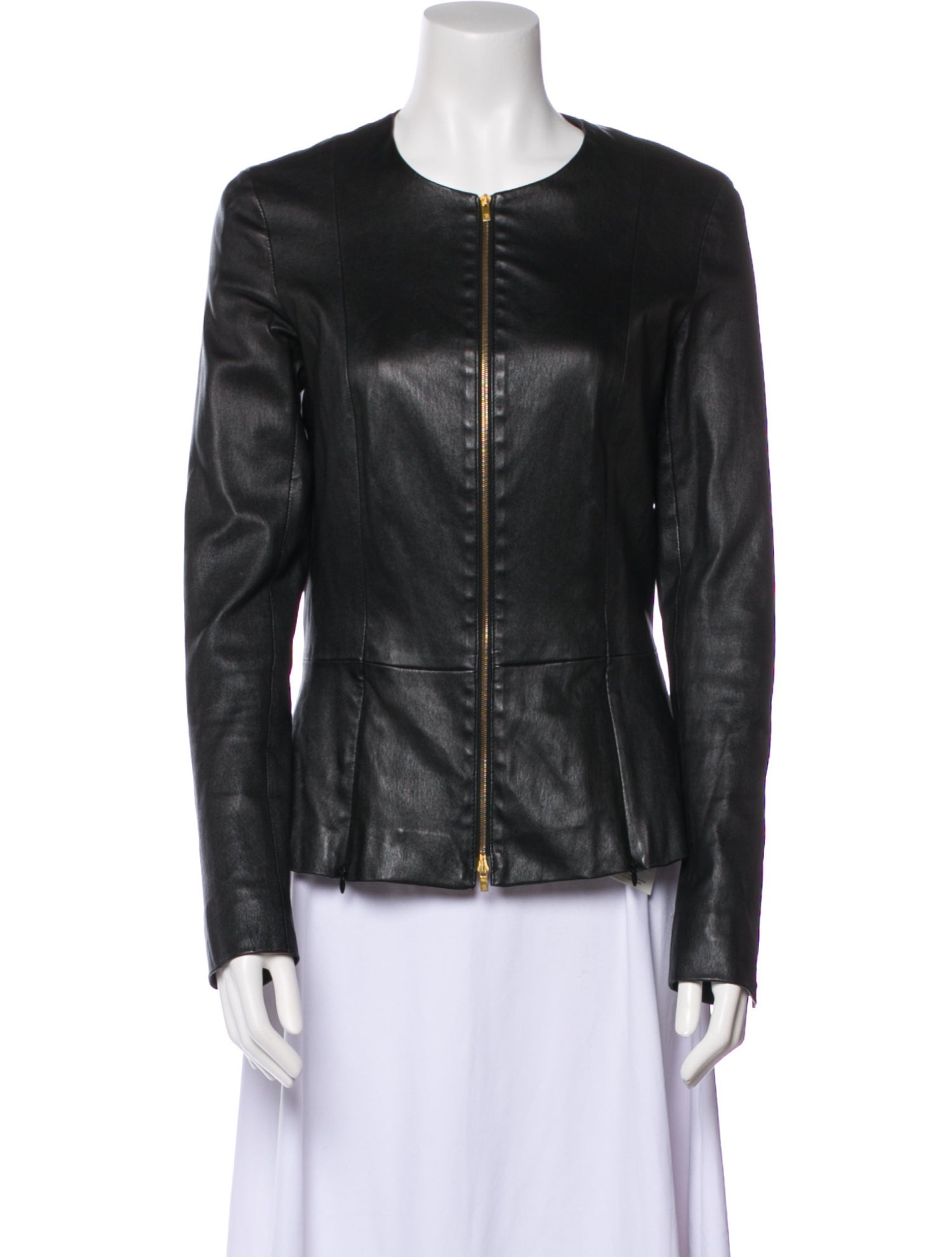 The Row Leather Biker Jacket