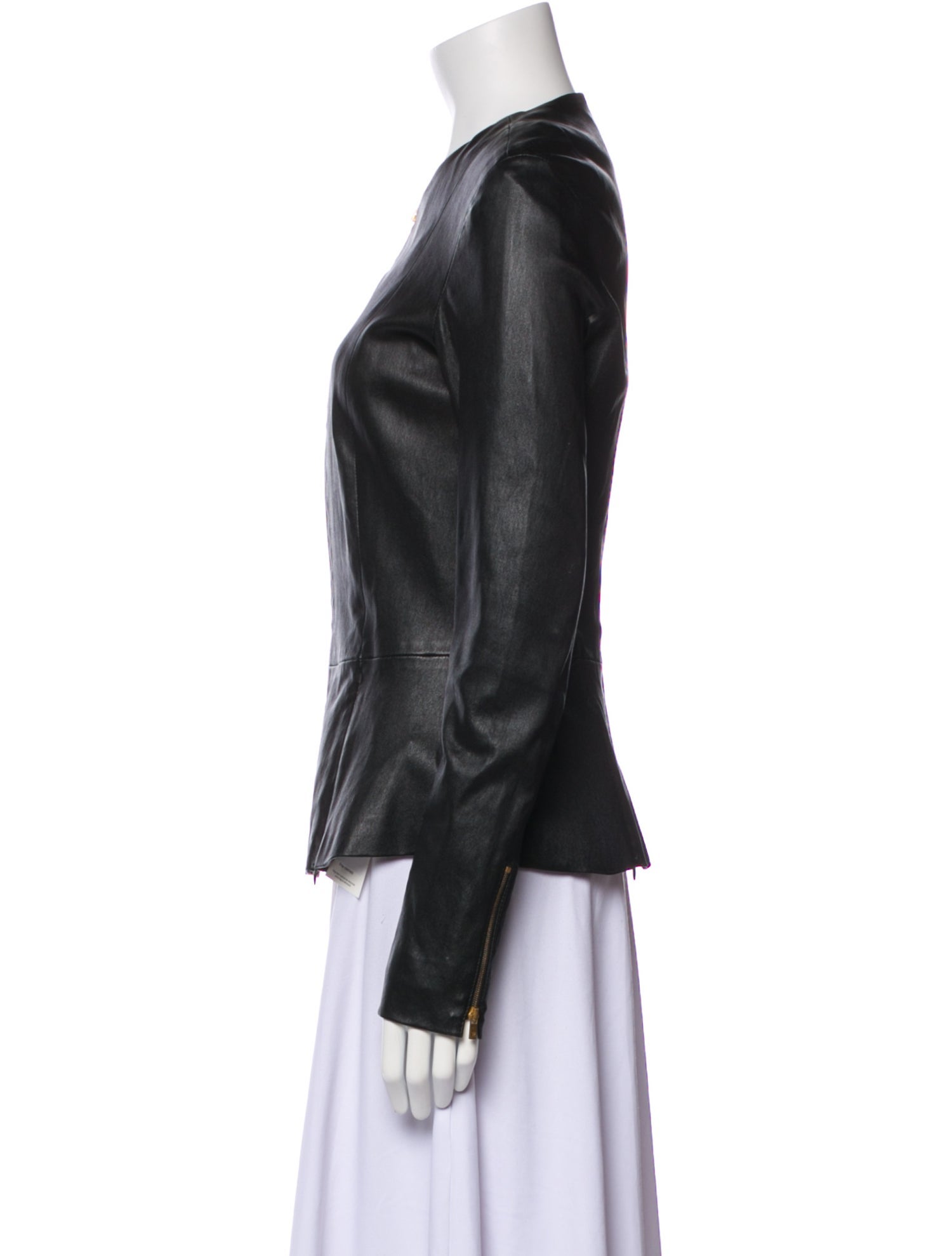 The Row Leather Biker Jacket