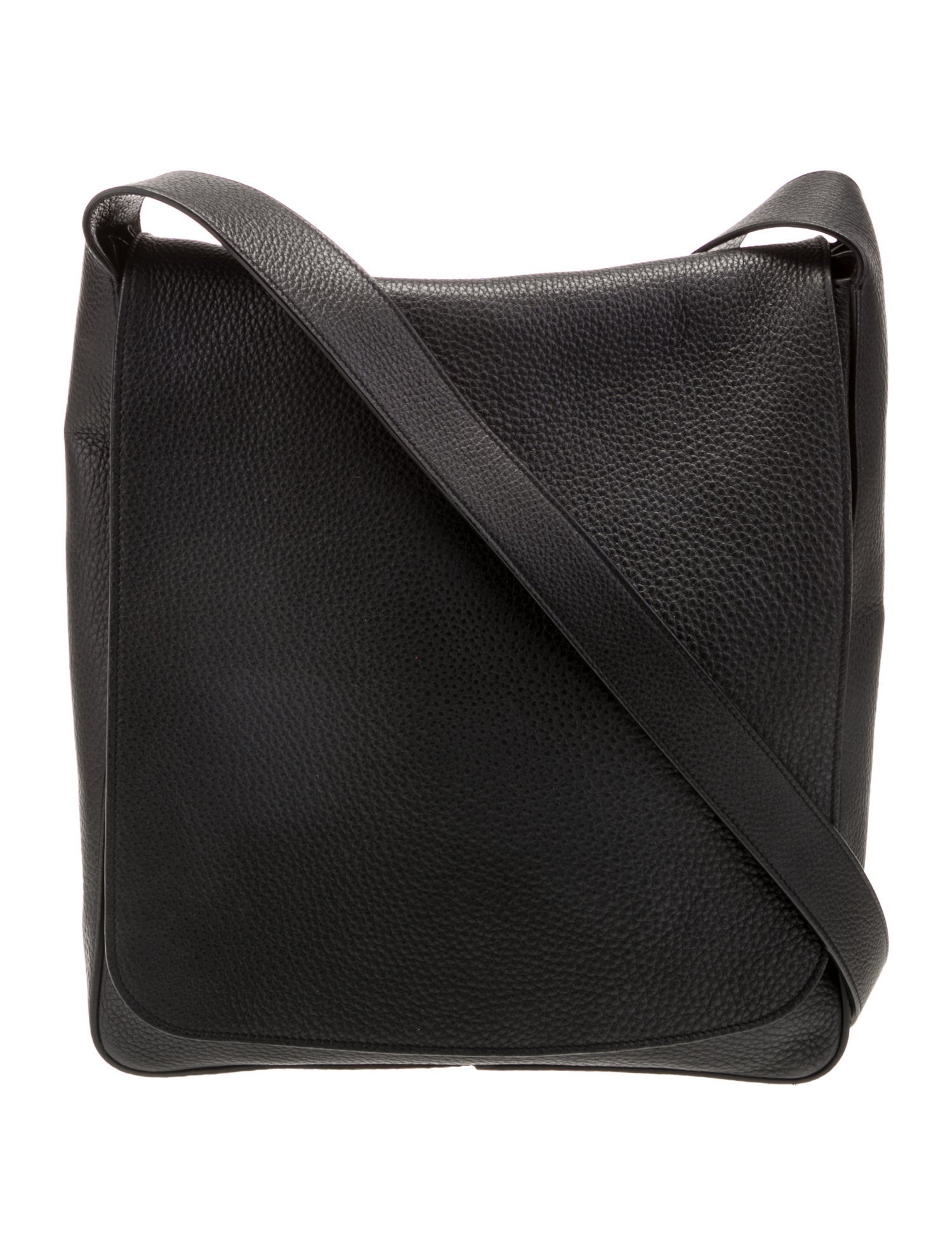 The Row Calf Leather Messenger Bag