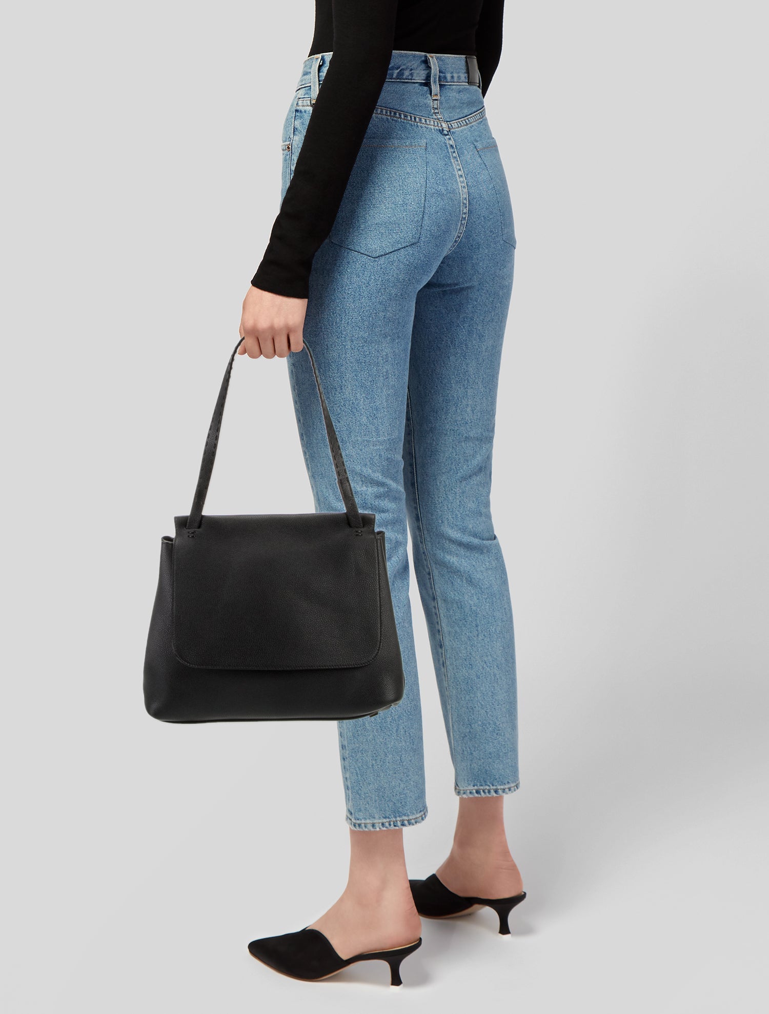 The Row Leather Sidekick Two