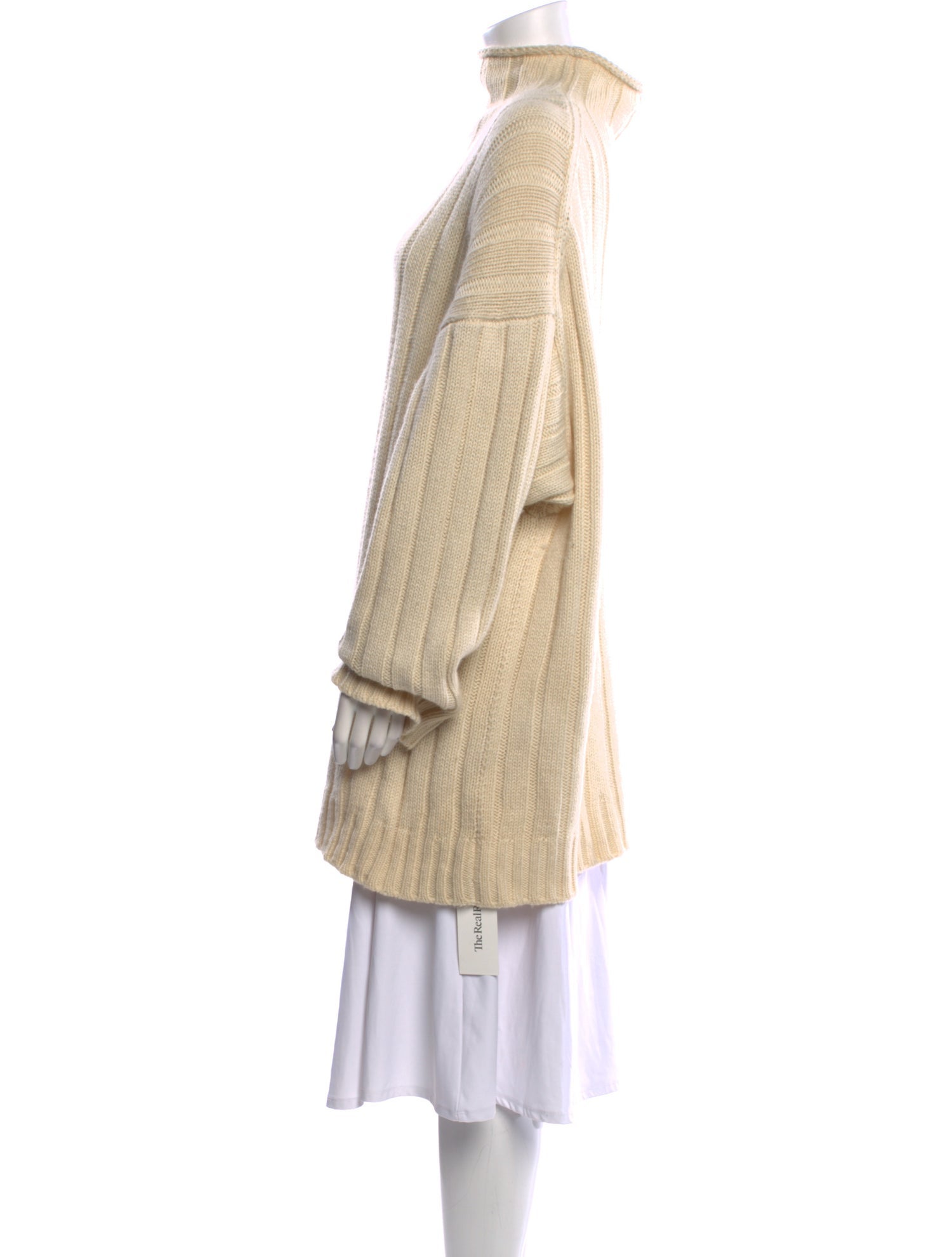 The Row Cashmere Mock Neck Sweater