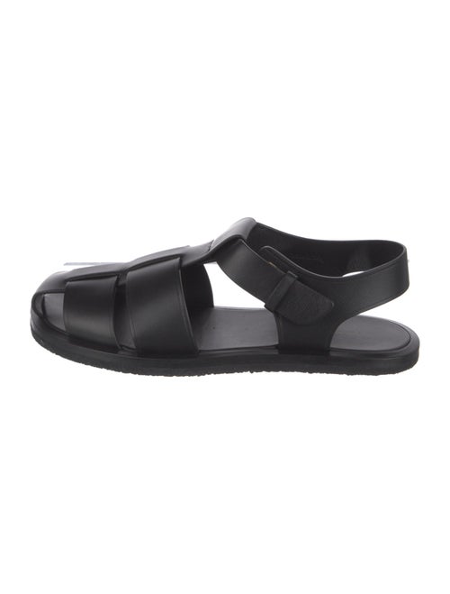 The Row Fisherman Leather Slingback Sandals
