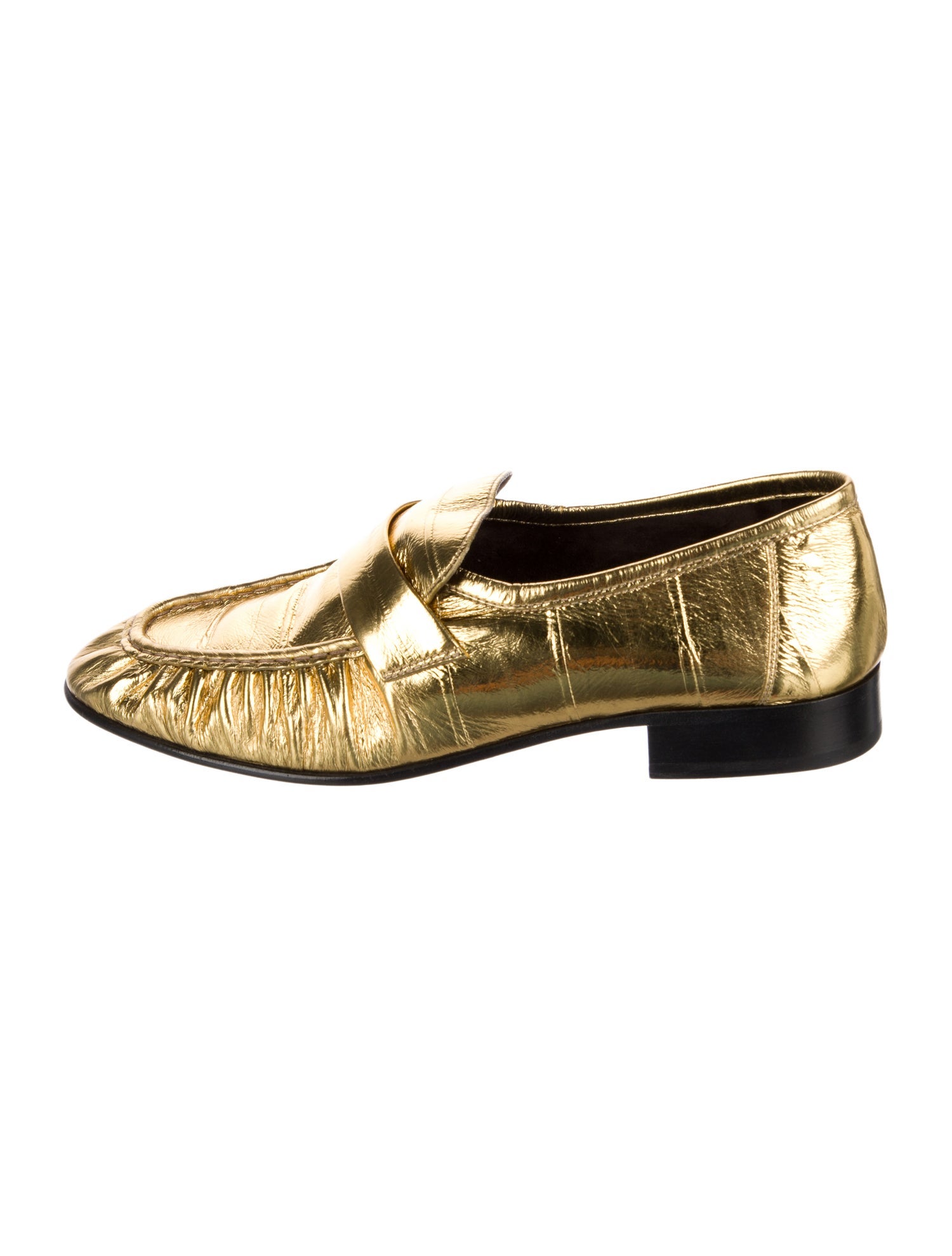 The Row Eel Skin Loafers