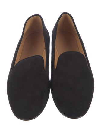 The Row Tippi Velvet Loafers