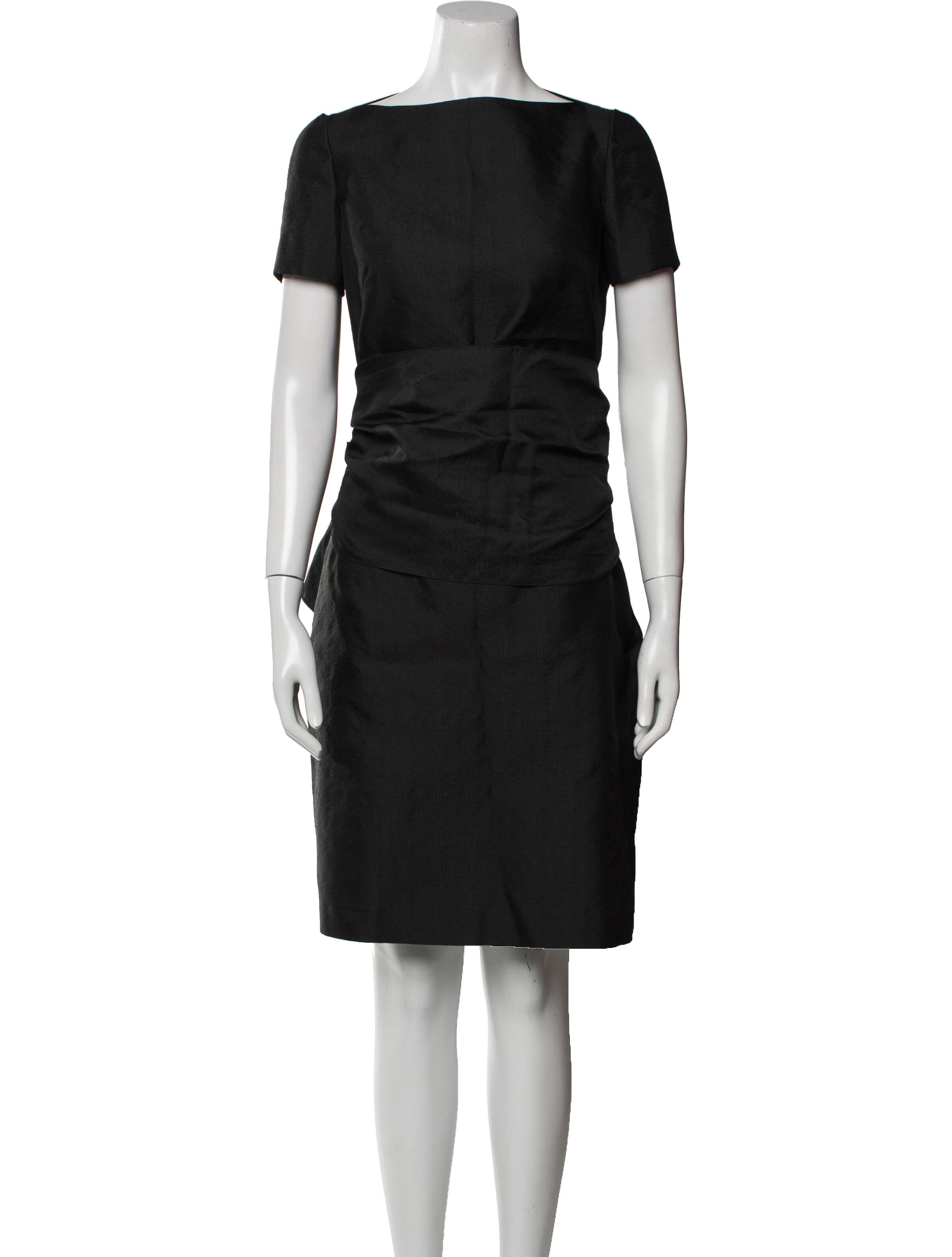 The Row Bateau Neckline Knee-Length Dress