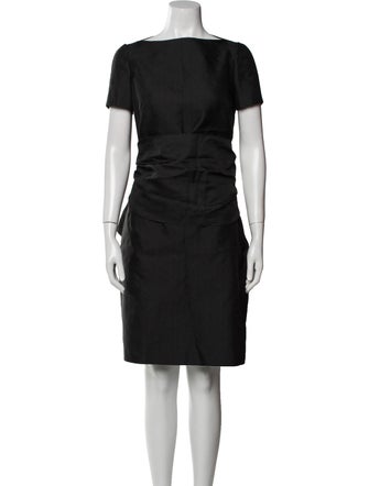 The Row Bateau Neckline Knee-Length Dress