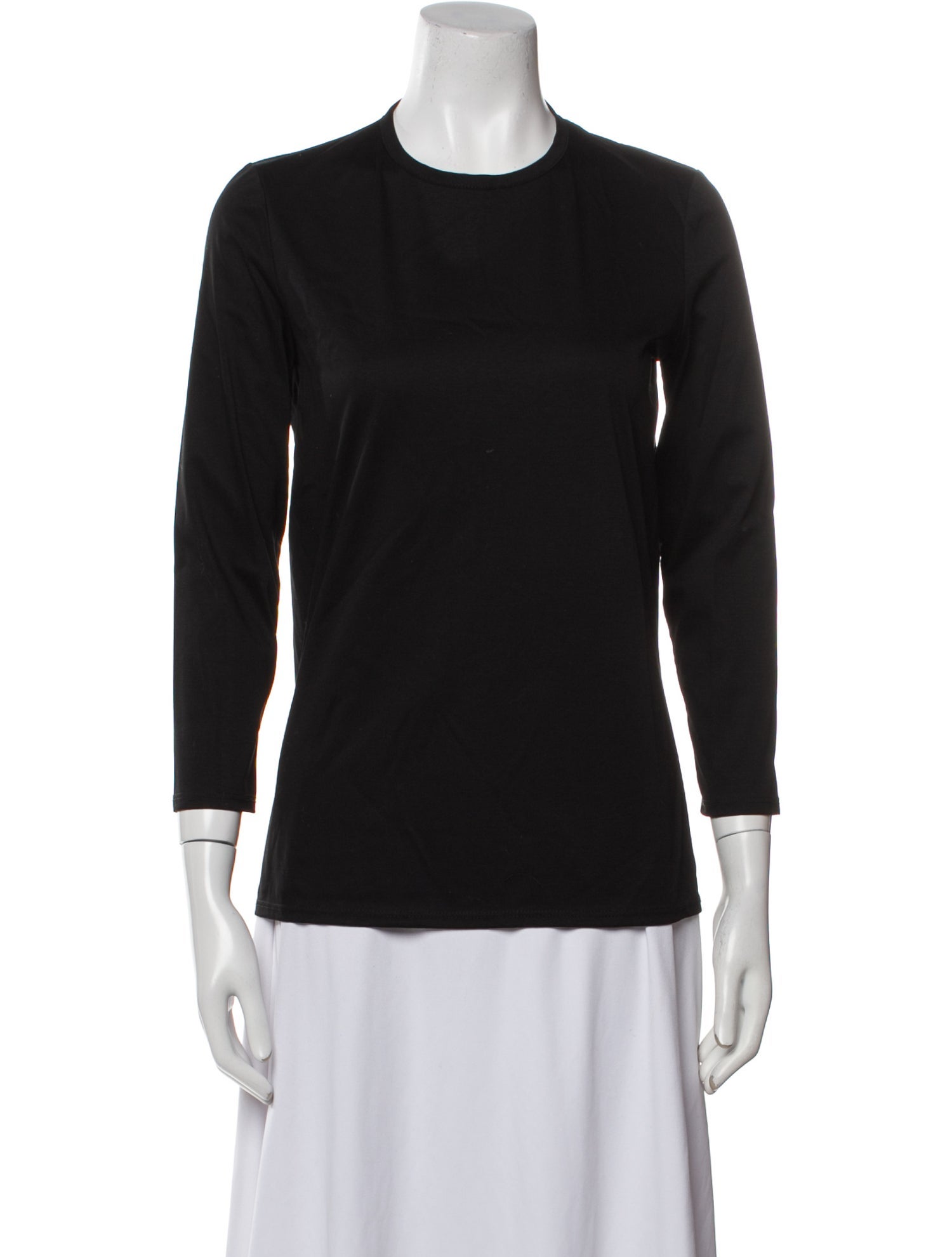 The Row Crew Neck Three-Quarter Sleeve Top
