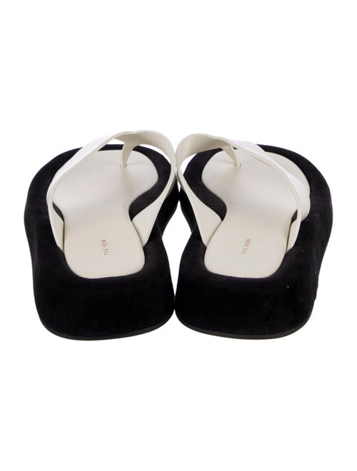The Row Leather Flip Flops