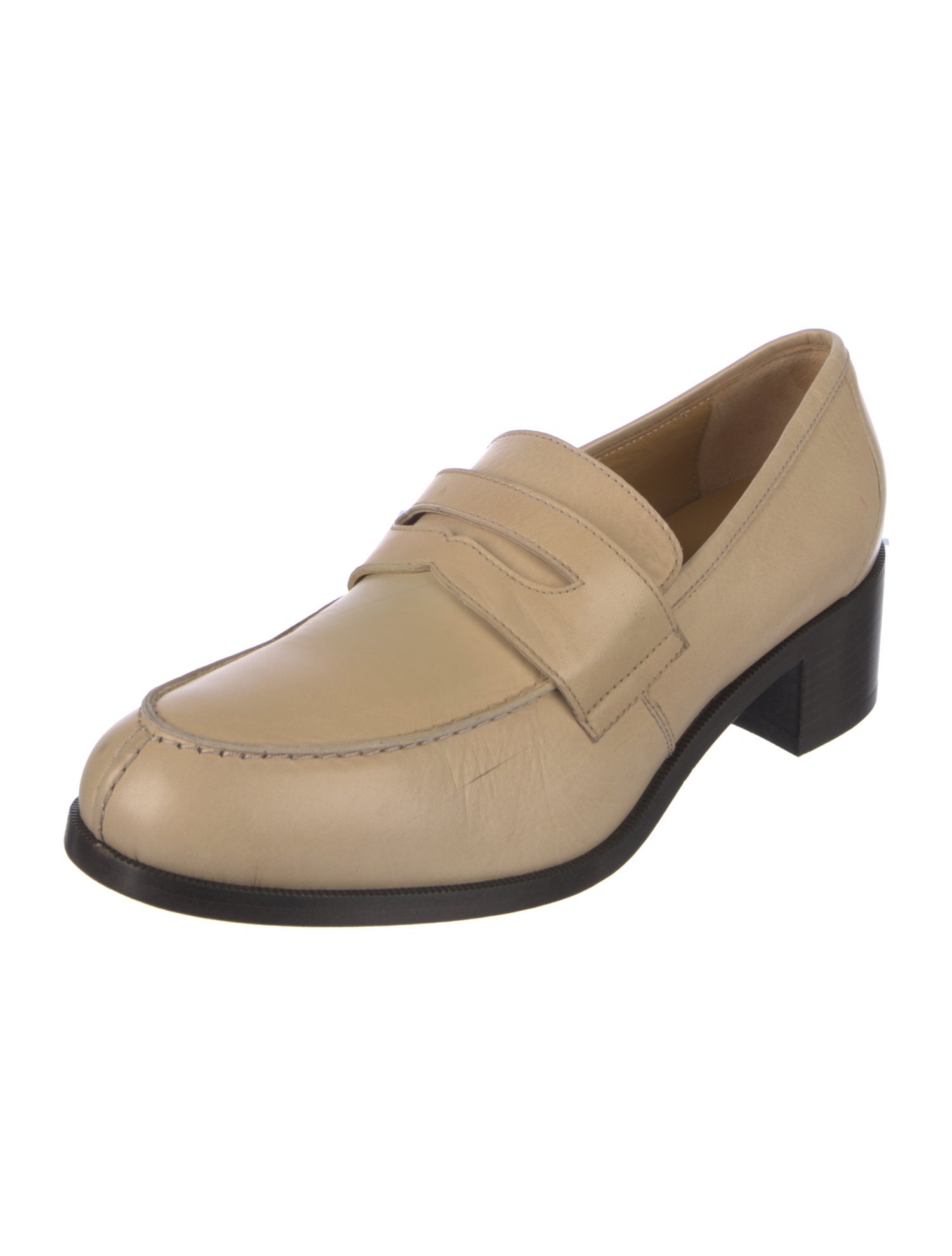 The Row Leather Pumps