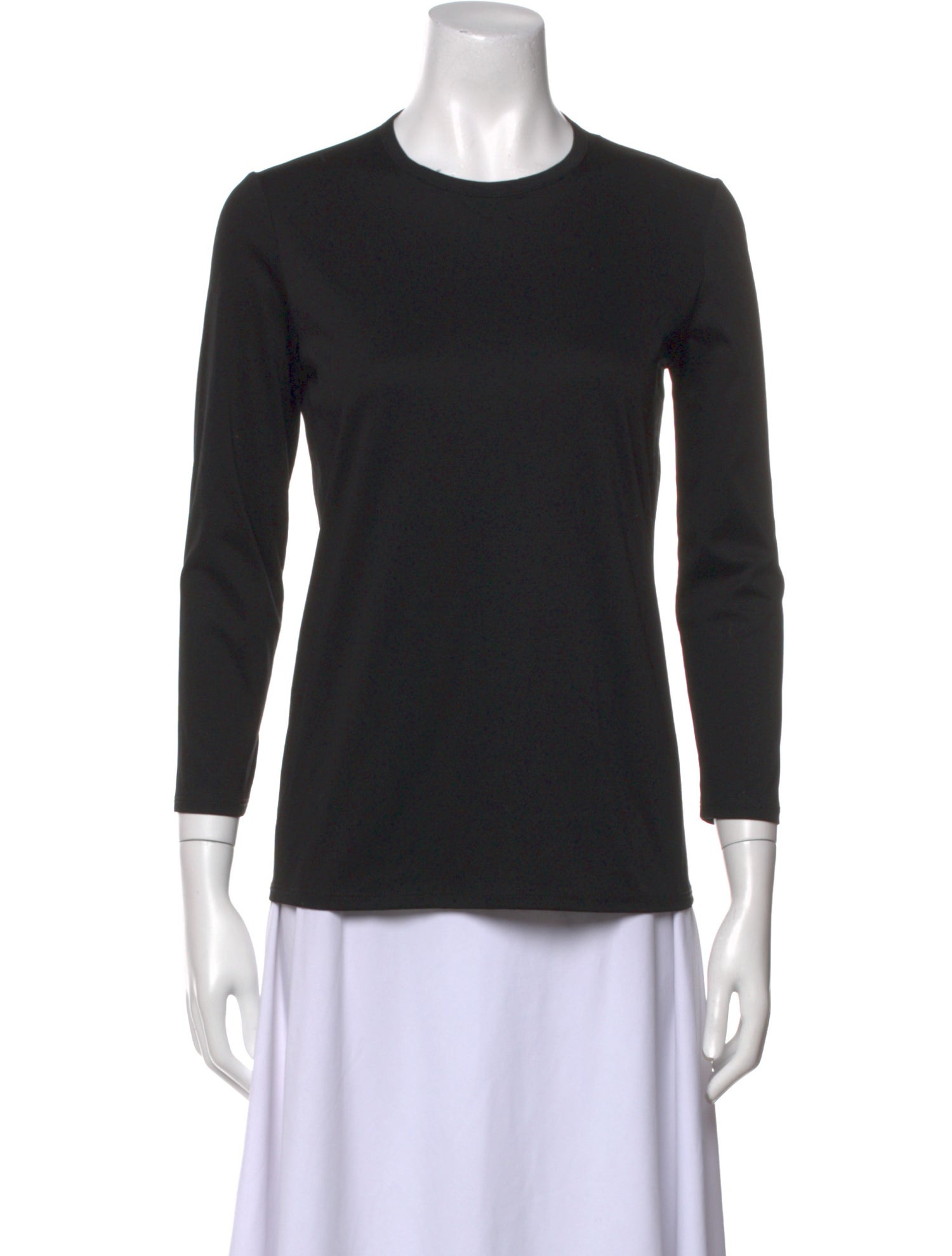 The Row Crew Neck Three-Quarter Sleeve Top