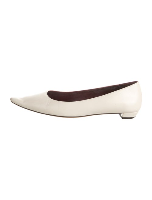 The Row Leather Ballet Flats