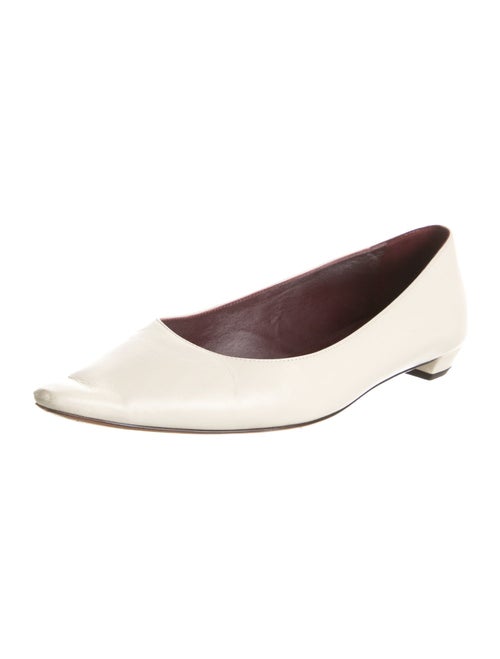 The Row Leather Ballet Flats