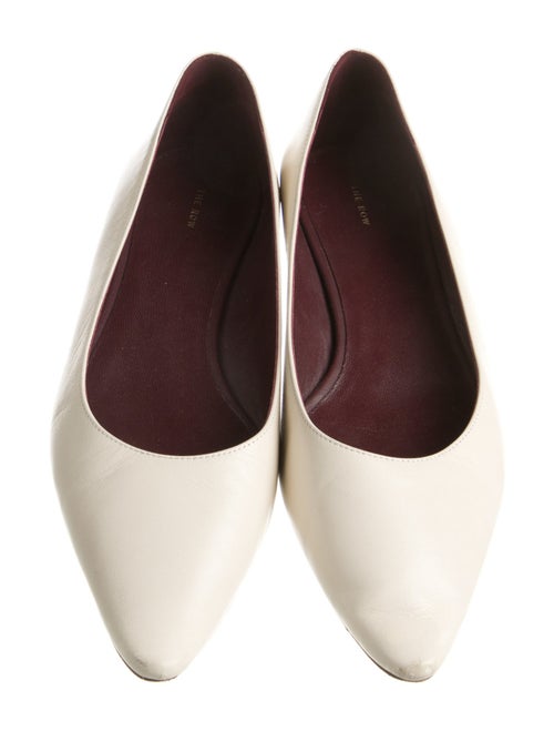 The Row Leather Ballet Flats