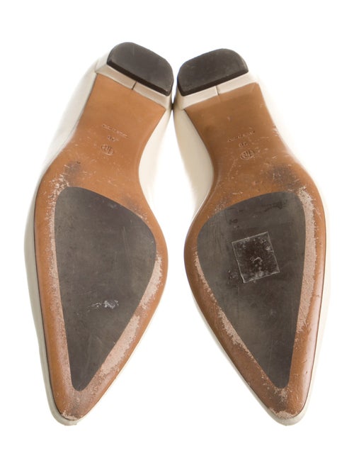 The Row Leather Ballet Flats