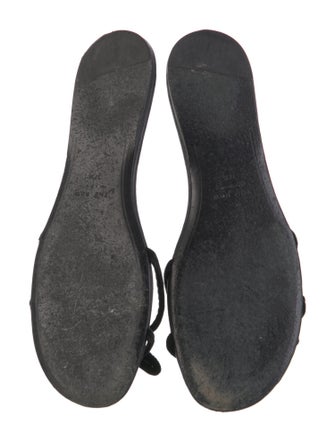 The Row Hollie Velvet Slides