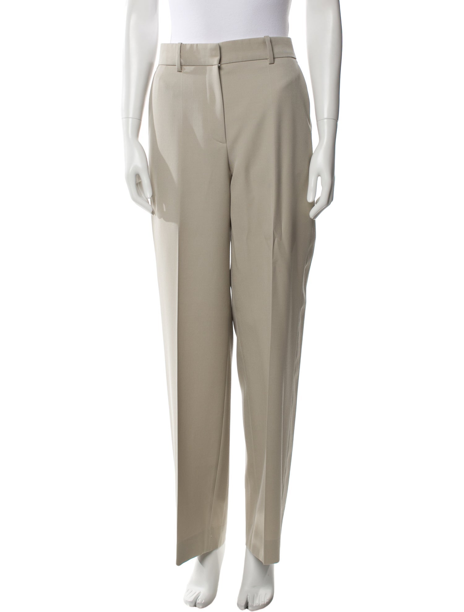 The Row Wool Straight Leg Pants