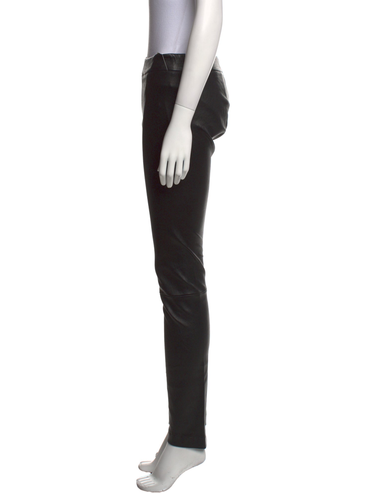 The Row Leather Skinny Leg Pants