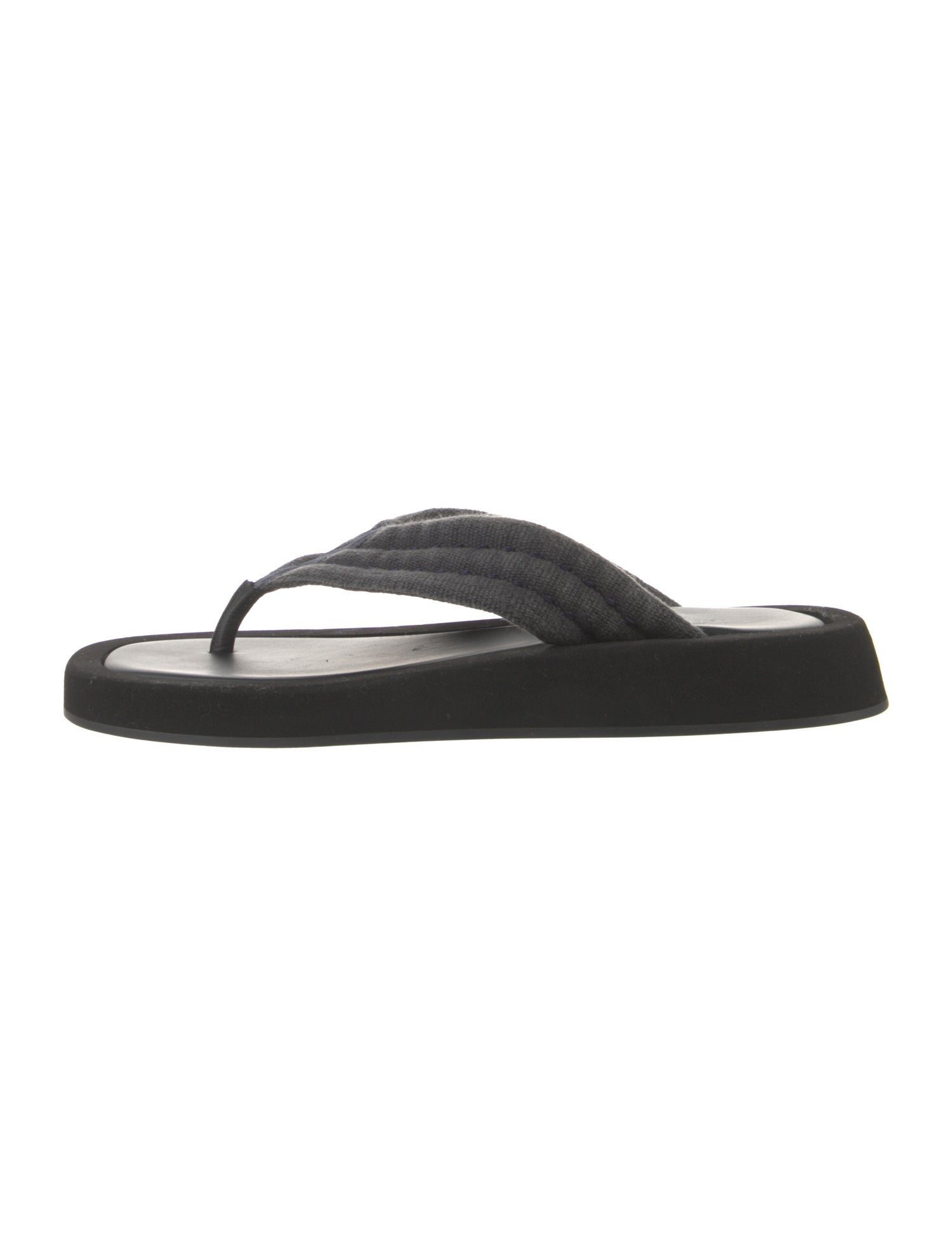 The Row Leather Flip Flops