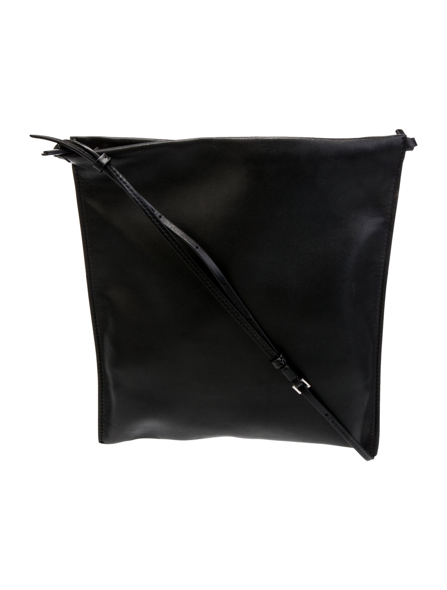 The Row Leather Messenger Bag