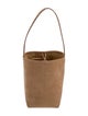 The Row Suede Bucket Bag