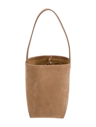The Row Suede Bucket Bag