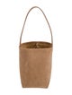 The Row Suede Bucket Bag