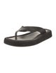 The Row Ginza Leather Flip Flops