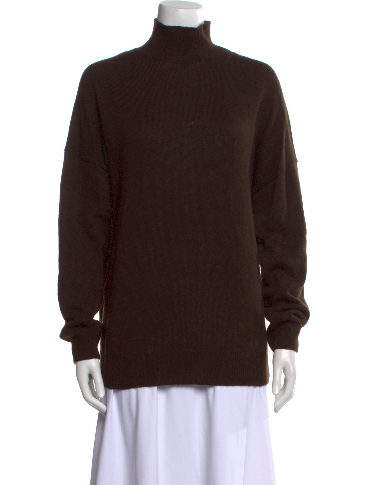 The Row Cashmere Mock Neck Sweater