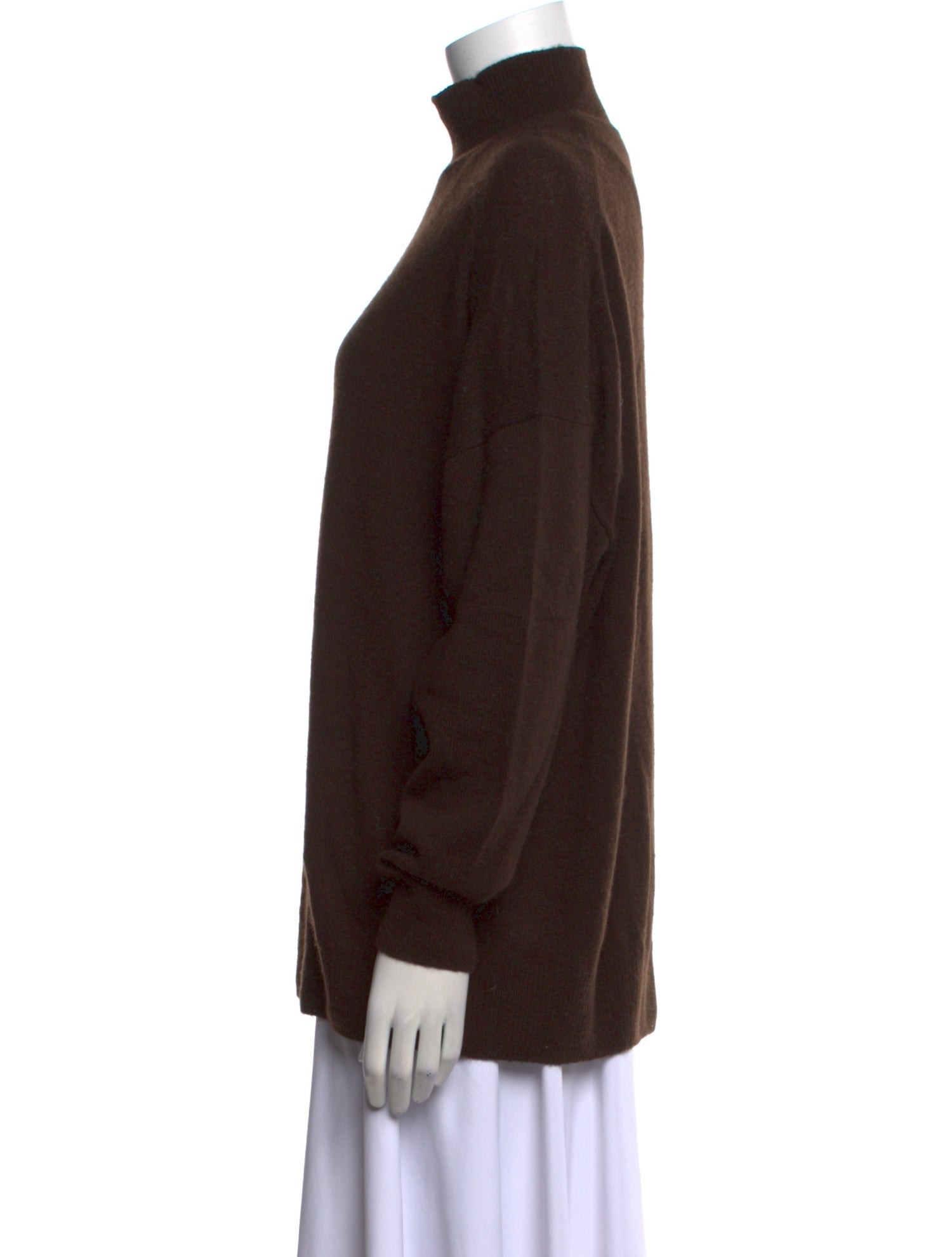 The Row Cashmere Mock Neck Sweater