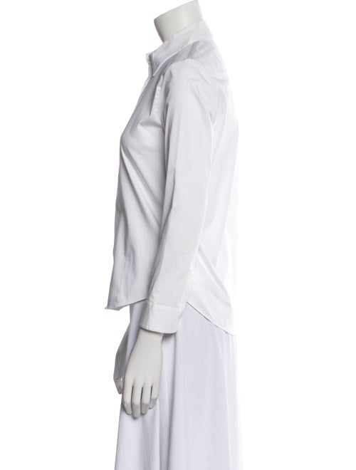 The Row Three-Quarter Sleeve Button-Up Top