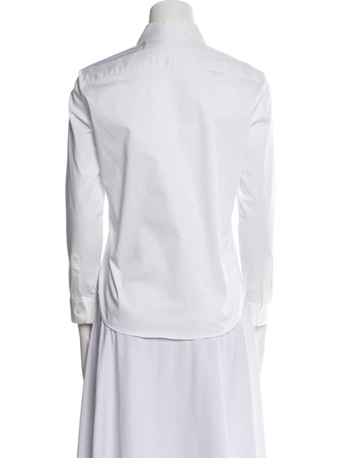 The Row Three-Quarter Sleeve Button-Up Top