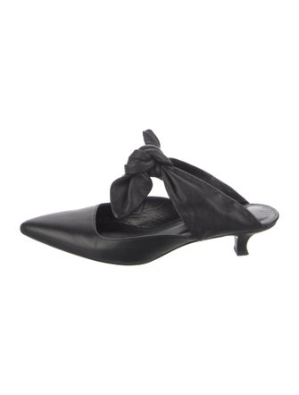 The Row Coco Leather Mules