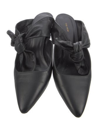 The Row Coco Leather Mules