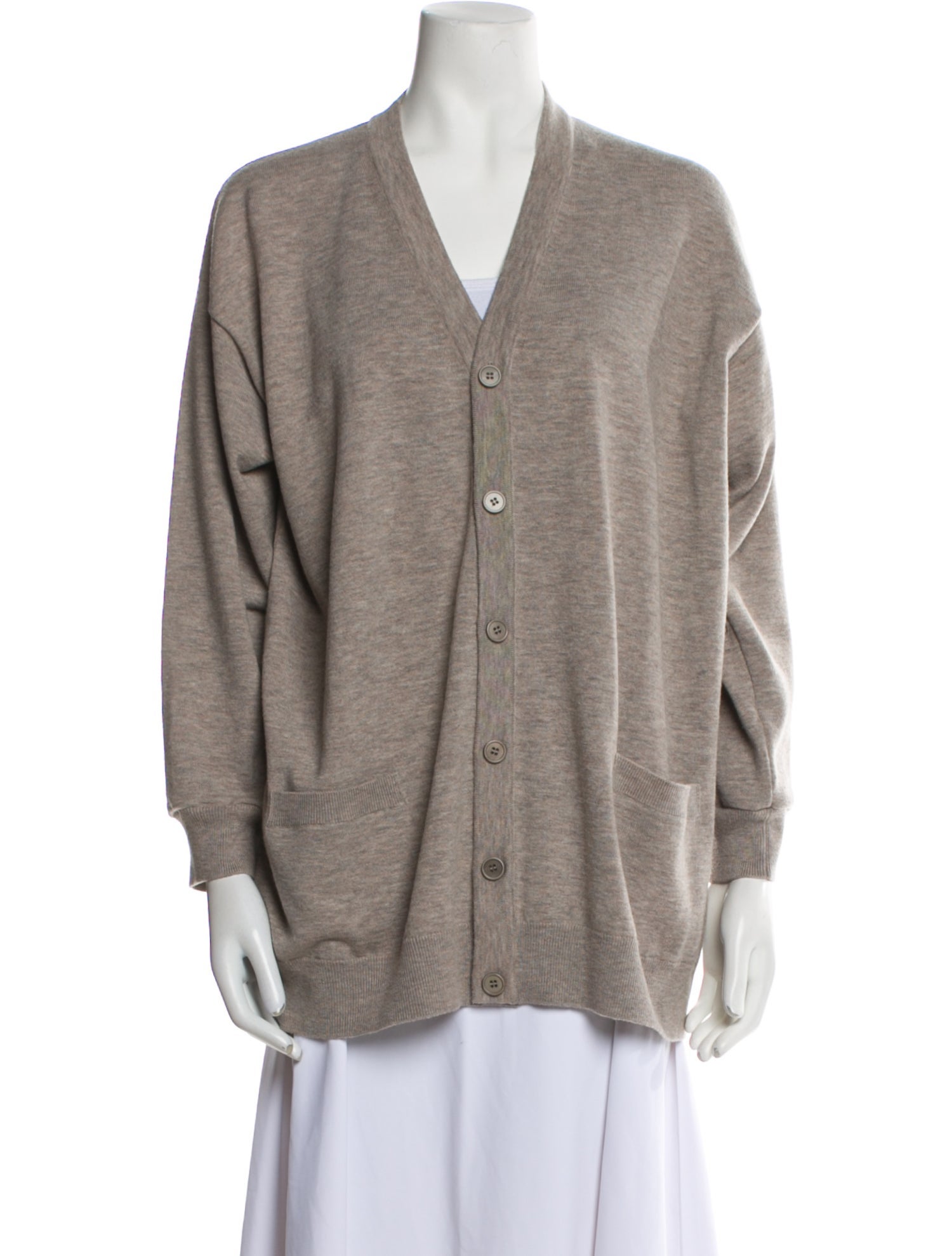 The Row Wool V-Neck Sweater