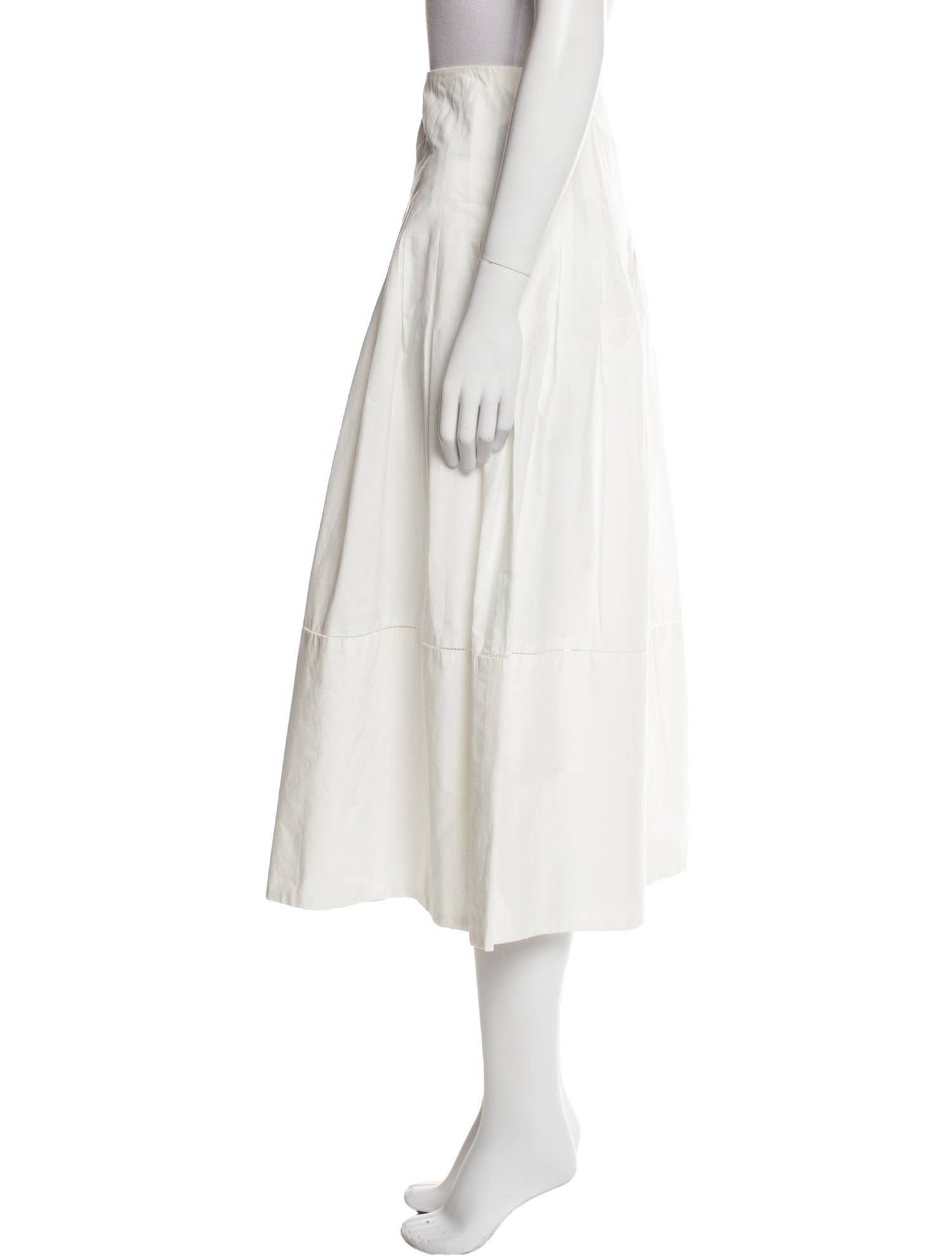 The Row Pleated Accents Midi Length Skirt