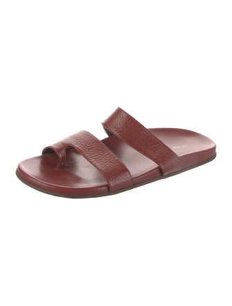 The Row Hugh Calfskin Slides