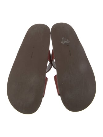 The Row Hugh Calfskin Slides