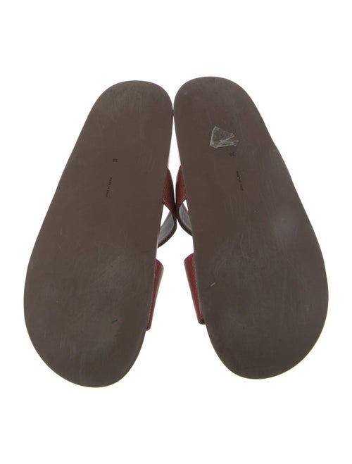 The Row Hugh Calfskin Slides