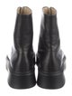 The Row Zipped 1 Leather Combat Boots