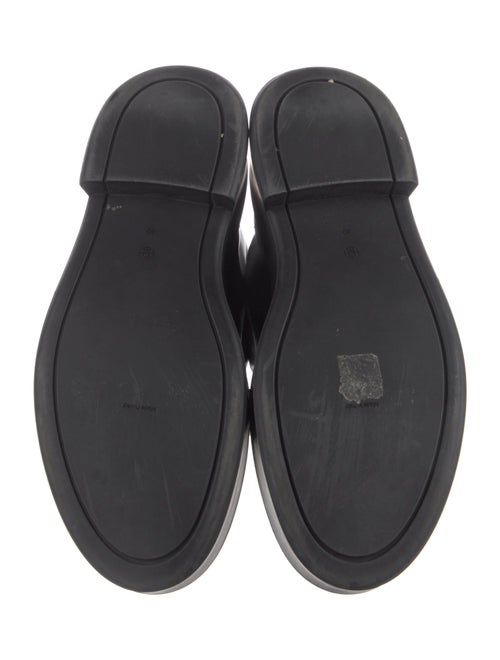 The Row Zipped 1 Leather Combat Boots