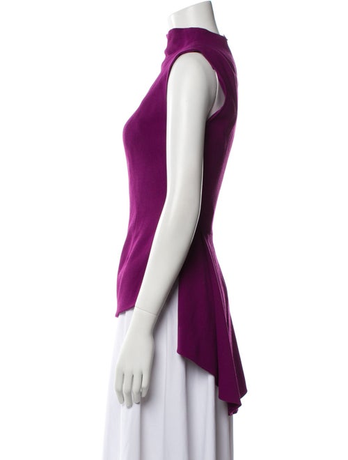 The Row Virgin Wool Mock Neck Top