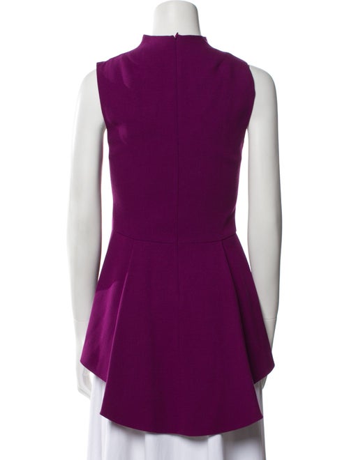 The Row Virgin Wool Mock Neck Top