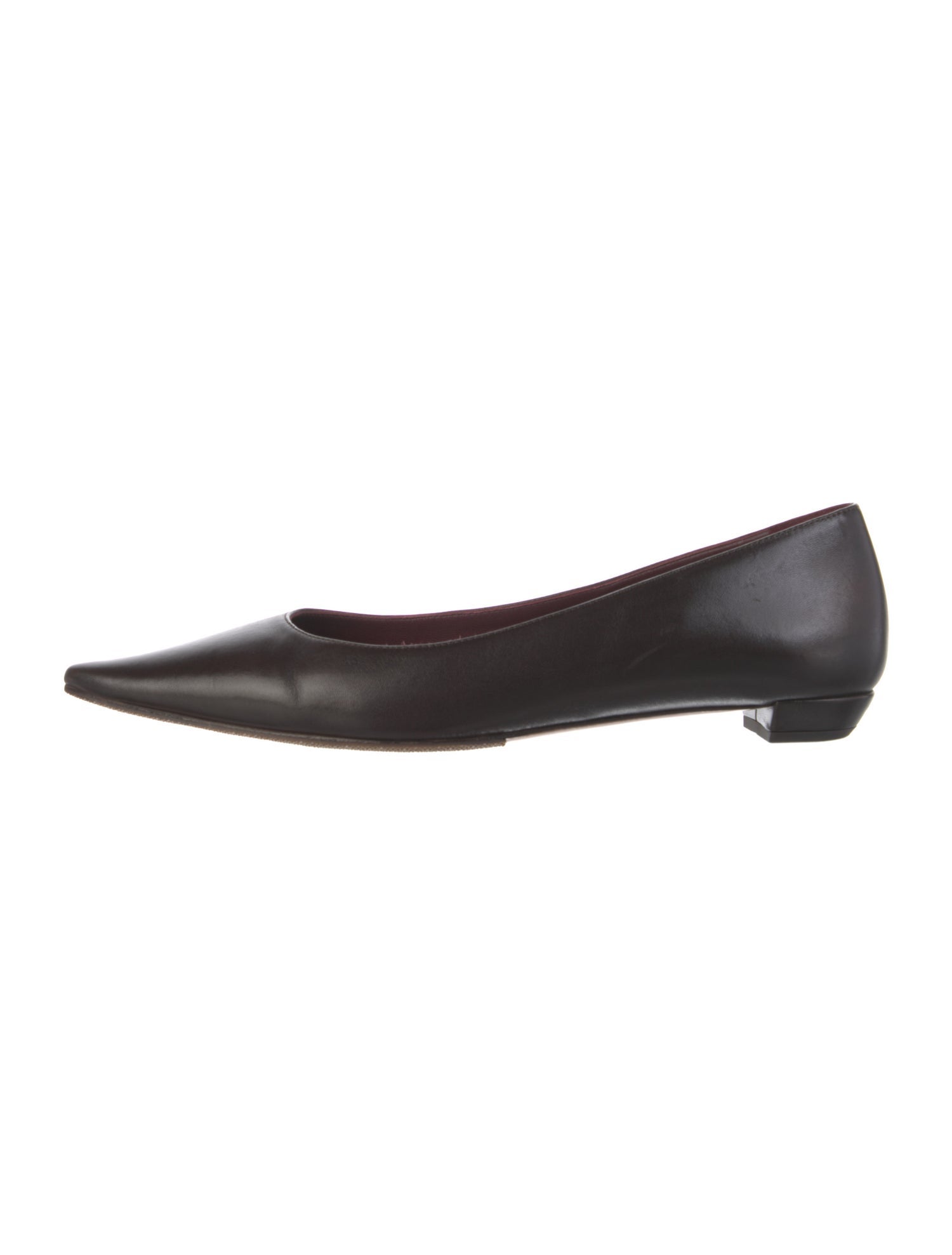 The Row Claudette Leather Ballet Flats