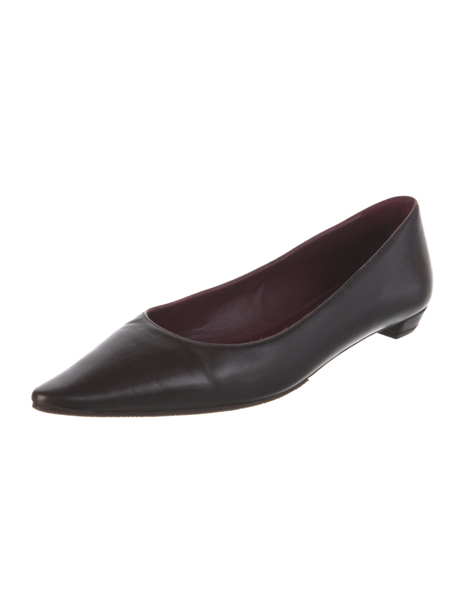 The Row Claudette Leather Ballet Flats