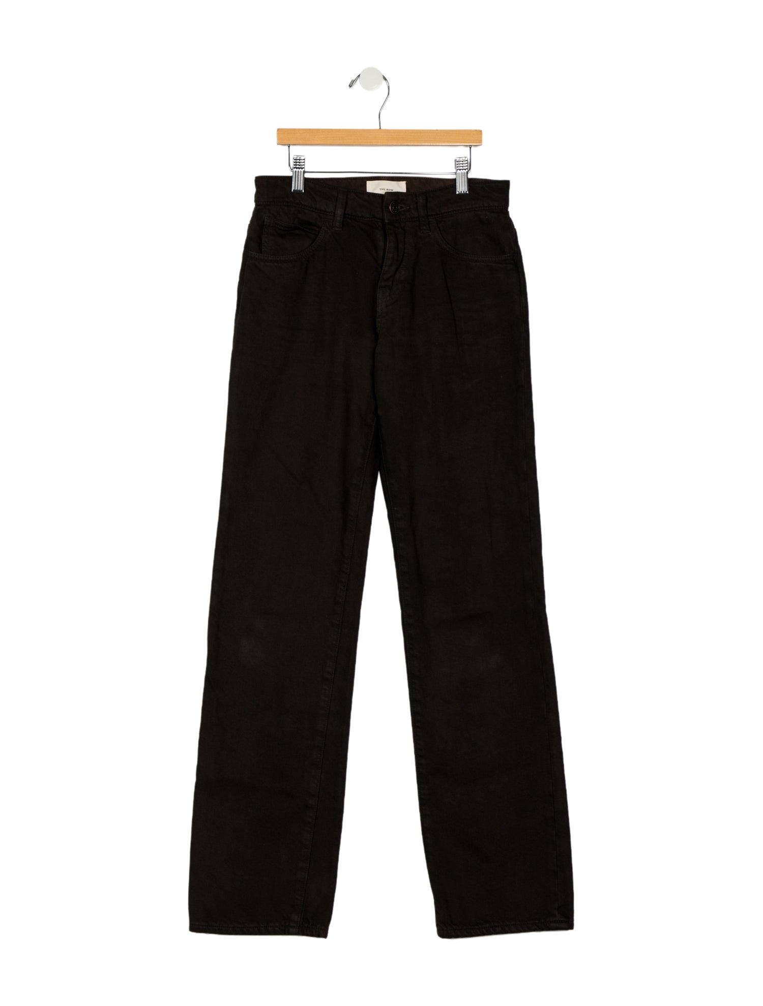 The Row Mid-Rise Straight Leg Jeans
