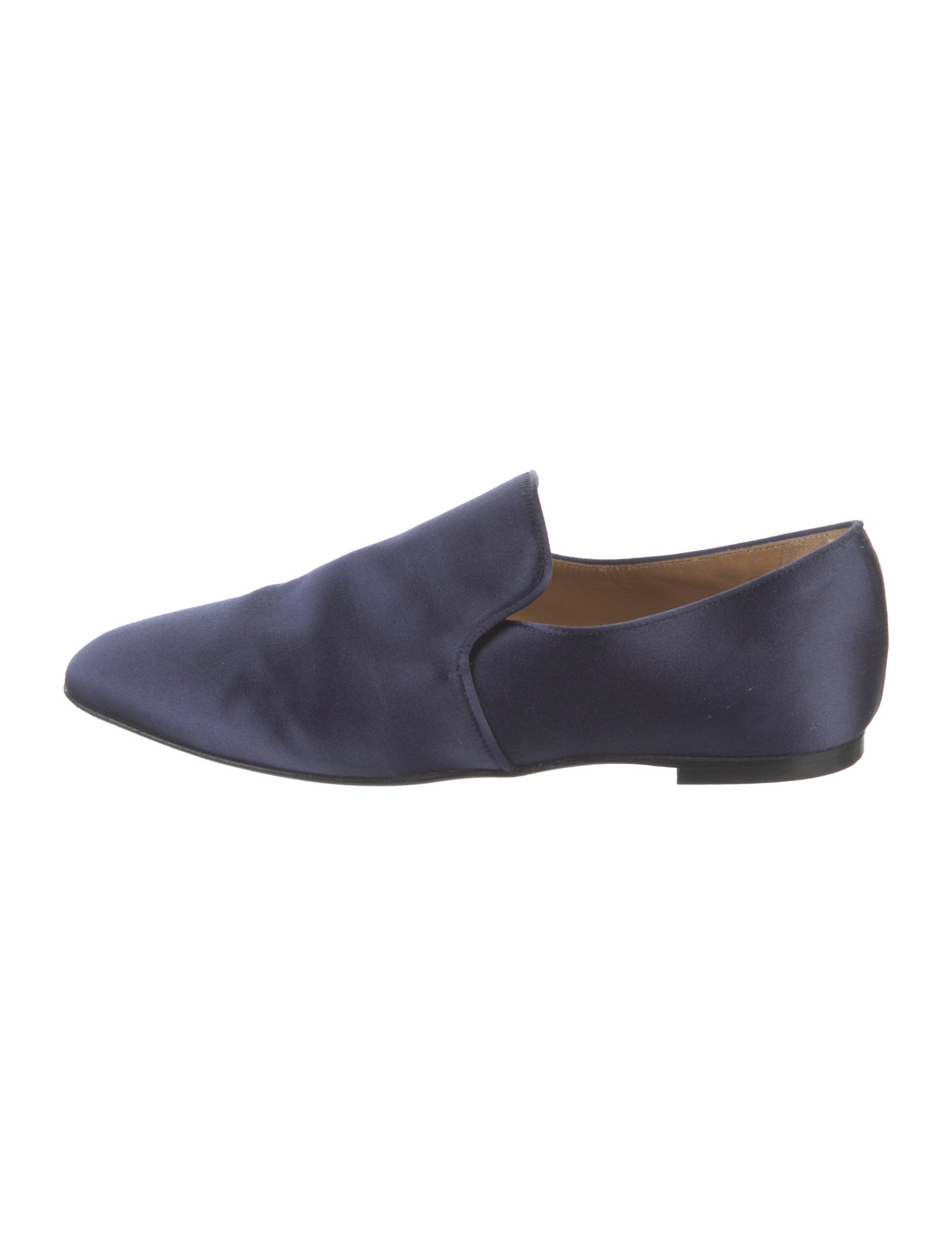 The Row Satin Loafers