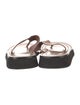 The Row Ginza Leather Slides