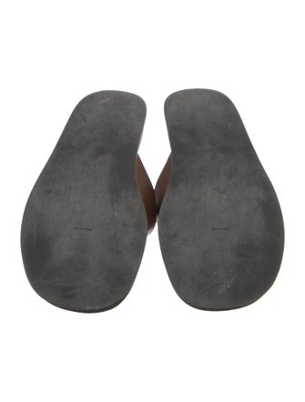 The Row Ginza Leather Slides