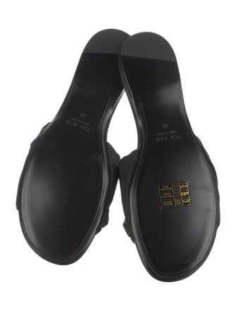 The Row Pleated Accents Slides