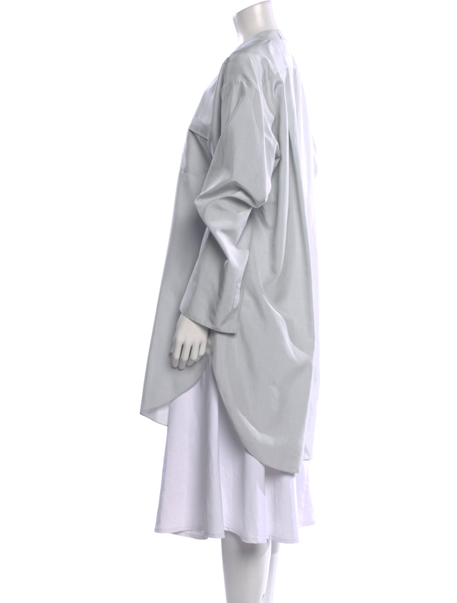 The Row Silk Mock Neck Tunic